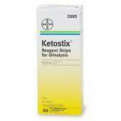 Ketostix Urine Reagent Strip, Ketone 50 per Box, 2880 - EACH