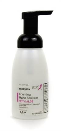 McKesson Hand Sanitizer with Aloe 8.5 oz. Ethyl Alcohol Foaming Pump Bottle, 53-29033-8.5 - EACH