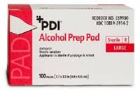 PDI Alcohol Prep Pad Isopropyl Alcohol, 70% Isopropyl Alcohol, 70% Individual Packet 2.5 X 3 Inch Sterile, C69900 - Box of 100