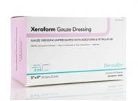 DermaRite Impregnated Dressing 5 X 9 Inch Gauze Xeroform / Petrolatum Sterile, 24590 - Box of 50