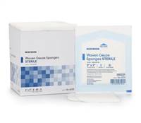 McKesson Gauze Sponge Cotton 12-Ply 3 X Inch Square Sterile, 16-4232 - BOX OF 80