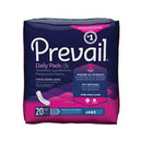 Prevail Daily Pads Bladder Control Pad 9-1/4 Inch Length Moderate Absorbency Polymer One Size Fits Most Female Disposable, BC-012 - Pack of 20