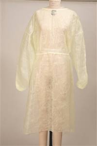 Protective Procedure Gown, McKesson, One Size Fits Most Unisex NonSterile Yellow, 30201100 - EACH