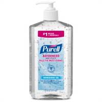 Purell Advanced Hand Sanitizer 20 oz. Ethyl Alcohol Gel Pump Bottle, 3023-12 - Case of 12