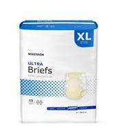 McKesson Ultra Brief, Extra-Large, Heavy Absorbency, Tab Closure