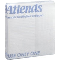 Underpad Attends Supersorb Breathables, 30" X 36", Heavy Absorbency