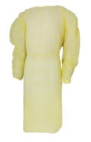 Protective Procedure Gown, McKesson, One Size Fits Most Unisex NonSterile Yellow, 31521100 - Case of 50