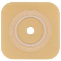 Sur-Fit Natura Colostomy Barrier Trim to Fit, Extended Wear Durahesive, Without Tape 1-3/4 Inch Flange Hydrocolloid 1 to 1-1/4 Inch Stoma 4 X 4 Inch, 413155 - EACH