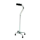 drive Small Base Quad Cane Aluminum 30 to 39 Inch Height Chrome, 10316-4 