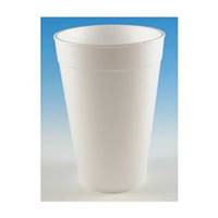 WinCup Drinking Cup 32 Ounce White Styrofoam Disposable, C3234 - CASE OF 500