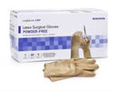 McKesson Confiderm LMT Surgical Glove Size 6.5 Sterile Latex Standard Cuff Length Textured Brown 14-32065 - Box of 40