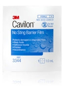 Cavilon No Sting Barrier Film, 1.0 mL Wipe, Alcohol Free, 3M 3344