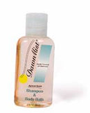 DawnMist Shampoo and Body Wash 2 Ounce Flip Top Bottle Apricot Scent, MS02 - CASE OF 144