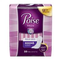 Poise Bladder Control Pad 3-1/2 X 16 Inch Heavy Absorbency Absorb-Loc