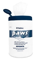 P.A.W.S. Hand Sanitizing Wipe 160 Count Ethyl Alcohol Canister, 34410 - CASE OF 12