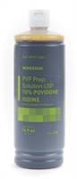 McKesson Prep Solution 16 Ounce Flip-Top Bottle 10% Strength Povidone-Iodine, 035 - CASE OF 12
