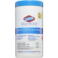 Clorox Healthcare Bleach Surface Disinfectant Cleaner Germicidal Wipe 70 Count Canister Disposable Fruity Floral Scent, 35309 - Case of 420