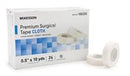 McKesson Medical Tape High Adhesion Silk-Like Cloth 1/2 Inch X 10 Yard White NonSterile, 100200 - BOX OF 24