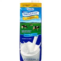 Thick & Easy Dairy Thickened Beverage 32 Ounce Container Carton Milk Flavor Ready to Use Honey Consistency, 73626 - CASE OF 8