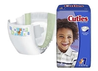Cuties Diaper, Size 7, Heavy Absorbency,  Disposable, CRD701