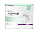 McKesson Adult Underwear Pull On Large Disposable Heavy Absorbency, UW33852 - CASE OF 72