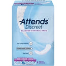Attends Discreet Bladder Control Pads, Maximum Long, Liner Pads, ADPMAL