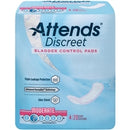 Attends Discreet Bladder Control Pads, Moderate Absorbency Liner Pads, ADPMOD