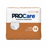 ProCare Adult Underwear Pull On X-Large Disposable Moderate Absorbency, CRU-514 - CASE OF 56