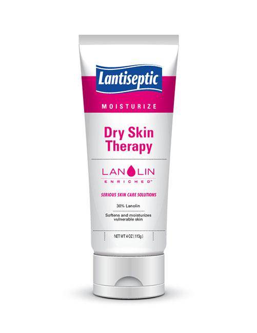 Lantiseptic Dry Skin Therapy Hand and Body Moisturizer, 4 oz. Tube Unscented Ointment, LS0410 - Case of 12