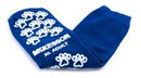 Slipper Socks McKesson Terries Adult X-Large Royal Blue Above the Ankle, 40-3816-001 - Case of 48