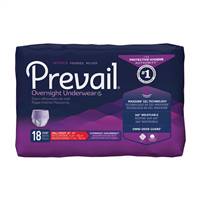 Prevail Overnight Adult Underwear Pull On Small / Medium Disposable Heavy Absorbency, PWX-512 - Case of 72