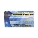 McKesson NITRILE 911 EC Exam Glove Medium NonSterile Extended Cuff Length Textured Fingertips Blue Chemo Tested, 14-050-M - BOX OF 50