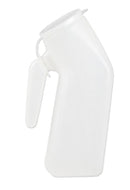 Male Urinal, 1 Quart With Cover, Translucent, H140D-01 Medegen