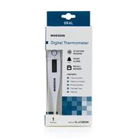 McKesson Digital Thermometer Oral Probe Hand-Held, 16-413BGM - Box of 12