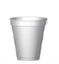 WinCup Drinking Cup 8 oz. White Styrofoam Disposable, 8C8W - Pack of 25