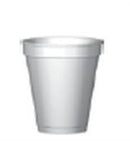 WinCup Drinking Cup 8 oz. White Styrofoam Disposable, 8C8W - CASE OF 1000