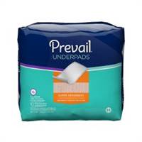 Prevail Premium Underpad 30 X 36 Inch Disposable Polymer Heavy Absorbency, PV-410 - Pack of 10