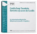 PDI Personal Wipe Individual Packet Castile Soap Scented 100 Count, D41900 - Case of 1000