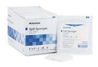 I.V. / Drain Split Dressing, McKesson, Poly / Rayon Blend 2 X 2 Inch Square Sterile, 16-42026 - Case of 1400