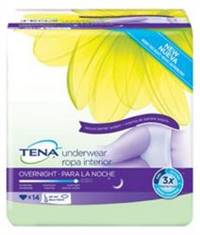 TENA Overnight Adult Underwear Pull On Medium Disposable Heavy Absorbency, 54252 - Case of 64