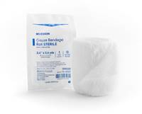 McKesson Fluff Bandage Roll Cotton 6-Ply 3-2/5 Inch X 3-3/5 Yard Roll Shape Sterile, 16-4263 - Case of 96