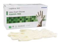 McKesson Confiderm Exam Glove Medium NonSterile Latex Standard Cuff Length Smooth Ivory, 14-316 - Case of 1000