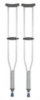 McKesson Underarm Crutches Aluminum Frame Tall Adult 350 lbs. Weight Capacity Push Button Adjustment, 146-10432-8 - CASE OF 8
