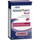 Novasource Renal Strawberry Flavor 8 oz. Carton Ready to Use, 00043900640518 - Case of 27