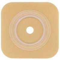 Sur-Fit Natura Colostomy Barrier Trim to Fit, Extended Wear Durahesive, Without Tape 1-3/4 Inch Flange Hydrocolloid 1 to 1-1/4 Inch Stoma 4 X 4 Inch, 413155 - Pack of 10