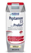 Peptamen 1.5 with Prebio1 Vanilla Flavor 250 mL Carton Ready to Use, 10043900349586 - EACH