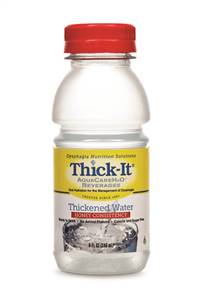Thick-It AquaCareH2O Thickened Water 8 oz. Bottle Unflavored Ready to Use Honey Consistency, B453-L9044 - EACH