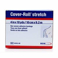 Cover-Roll Stretch Dressing Retention Tape Radio-transparent Nonwoven Polyester 4 Inch X 10 Yard White NonSterile, 45553 - CASE OF 12