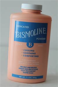 Bismoline Body Powder, 7-1/4 oz. Lightly Scented, 01270 - Case of 24
