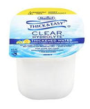 Thick & Easy Hydrolyte Thickened Water 4 oz. Portion Cup Lemon Flavor Ready to Use Honey Consistency, 46056 - Case of 24